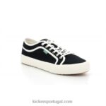 Kickers arveil preto branco V24TH316 homens