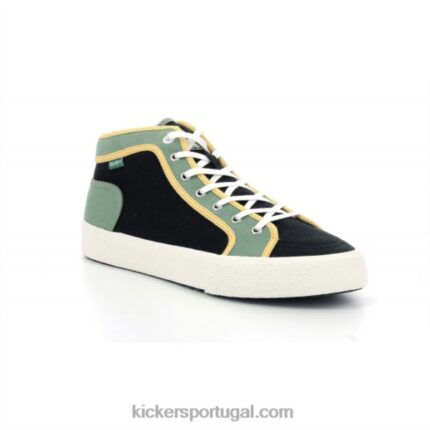Kickers arveiler preto verde V24TH315 homens