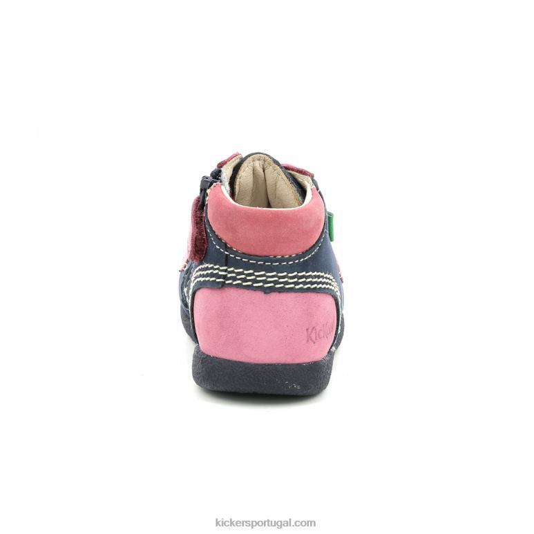 Kickers babystan zip azul marinho tricolor V24TH923 crianças - Image 4