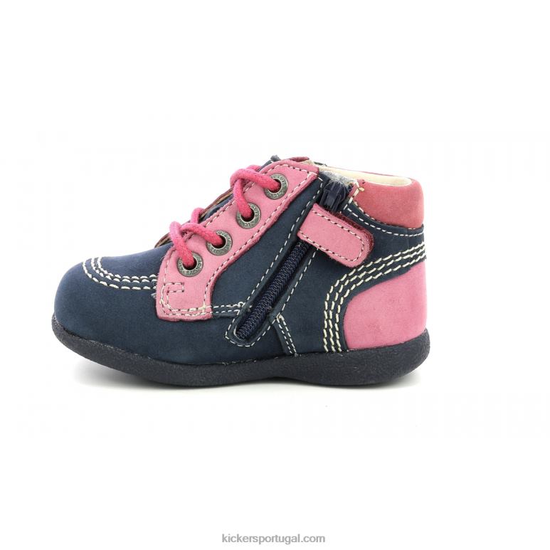 Kickers babystan zip azul marinho tricolor V24TH923 crianças - Image 5