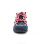 Kickers babystan zip azul marinho tricolor V24TH923 crianças - Image 6