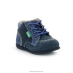 Kickers babystan zip azul marinho tricolor V24TH924 crianças - Image 2