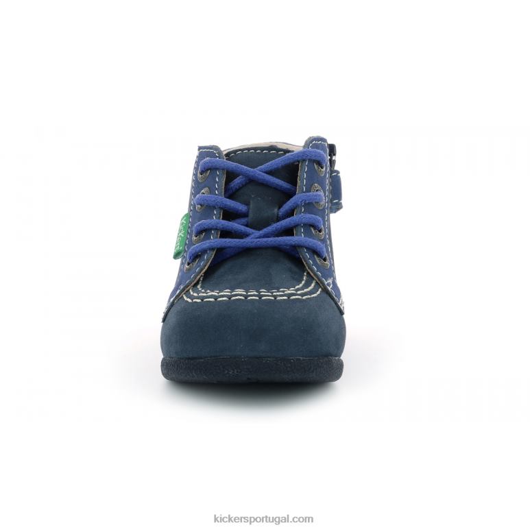 Kickers babystan zip azul marinho tricolor V24TH924 crianças - Image 6