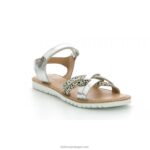 Kickers betternew branco prateado impresso V24TH666 crianças - Image 2