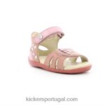 Kickers bichetta rosa claro prata V24TH740 crianças