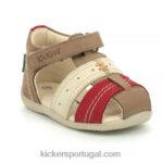 Kickers bigbazar-2 outro bege V24TH440 crianças