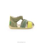 Kickers bigbazar-2 verde tricolor V24TH441 crianças - Image 3