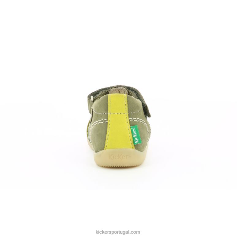 Kickers bigbazar-2 verde tricolor V24TH441 crianças - Image 4
