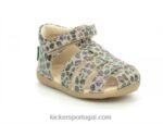 Kickers bigflo-2 camelo leopardo V24TH382 crianças