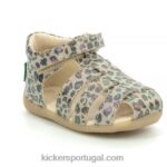 Kickers bigflo-2 camelo leopardo V24TH382 crianças