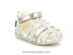 Kickers bigflo-2 concha de prata branca V24TH581 crianças