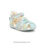 Kickers bigflo-2 luz do sol azul claro V24TH550 crianças