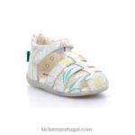 Kickers bigflo-2 sol branco V24TH552 crianças