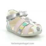 Kickers bigflo-2 white pink dots multico V24TH402 crianças