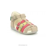 Kickers bigfor bege rosa amarelo V24TH494 crianças - Image 2
