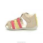 Kickers bigfor bege rosa amarelo V24TH494 crianças - Image 5