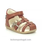 Kickers bigkro ouro camelo V24TH695 crianças