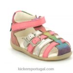 Kickers bigkro rosa metalizado V24TH594 crianças