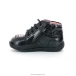 Kickers billista zip black perm patente V24TH912 crianças - Image 5