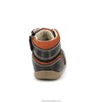 Kickers bins montanha marrom escuro laranja V24TH797 crianças - Image 4