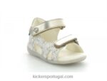 Kickers binsia-2 concha de prata branca V24TH380 crianças