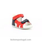Kickers binsia-2 marinho vermelho branco V24TH761 crianças
