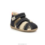 Kickers bipé marinho bege laranja V24TH650 crianças - Image 2