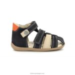 Kickers bipé marinho bege laranja V24TH650 crianças - Image 3