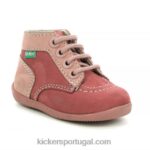 Kickers bombom-2 rosa escuro V24TH853 crianças