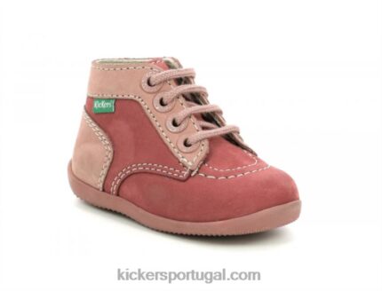 Kickers bombom-2 rosa escuro V24TH853 crianças