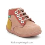 Kickers bombom-2 rosa vermelho amarelo V24TH810 crianças
