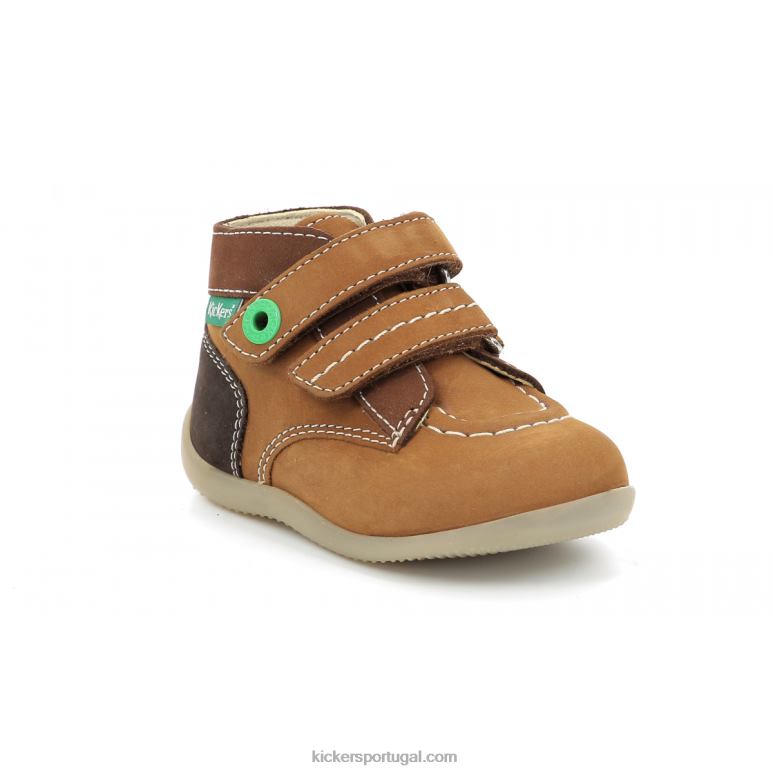Kickers bonkro-2 camel brown tricolor V24TH904 crianças - Image 2