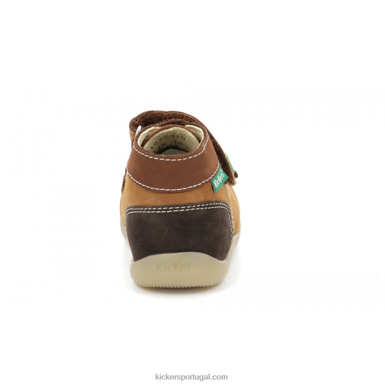 Kickers bonkro-2 camel brown tricolor V24TH904 crianças - Image 4
