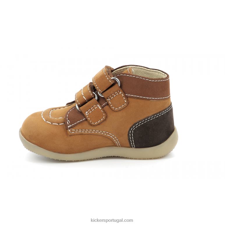 Kickers bonkro-2 camel brown tricolor V24TH904 crianças - Image 5