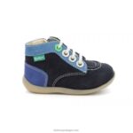 Kickers bonzip-2 azul marinho tricolor V24TH779 crianças - Image 3