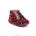 Kickers bonzip-2 bordô estampado V24TH770 crianças - Image 2