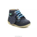 Kickers bonzip-2 marinha outro V24TH860 crianças - Image 2