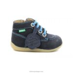 Kickers bonzip-2 marinha outro V24TH860 crianças - Image 3