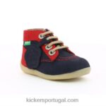 Kickers bonzip-2 marinha outro V24TH899 crianças
