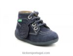 Kickers bonzip-2 marinha V24TH858 crianças