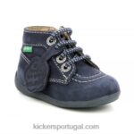 Kickers bonzip-2 marinha V24TH858 crianças