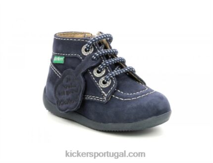 Kickers bonzip-2 marinha V24TH858 crianças