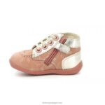 Kickers bonzip-2 ouro rosa impresso V24TH766 crianças - Image 5