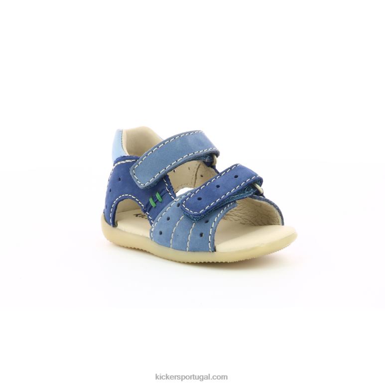 Kickers boping-2 azul tricolor V24TH565 crianças - Image 2