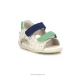 Kickers boping-2 branco azul verde marina V24TH439 crianças - Image 2