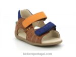 Kickers boping-2 camelo laranja azul V24TH720 crianças