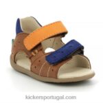 Kickers boping-2 camelo laranja azul V24TH720 crianças