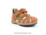 Kickers camelo platiback V24TH610 crianças