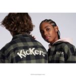 Kickers camisa caqui V24TH1079 unissex - Image 6