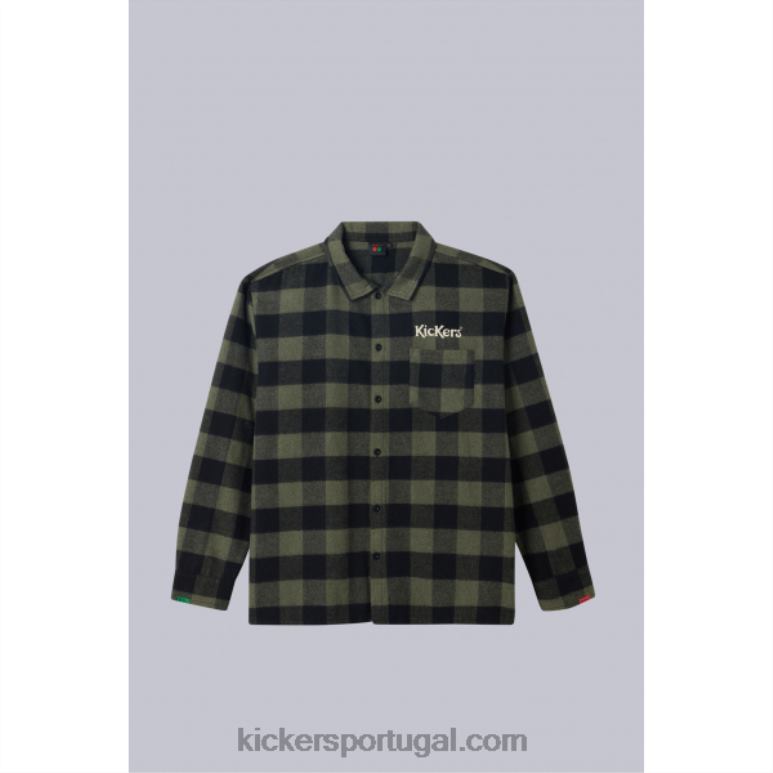 kickers_camisa_caqui_v24th1079_unissex.jpg Kickers camisa caqui V24TH1079 unissex - Image 1